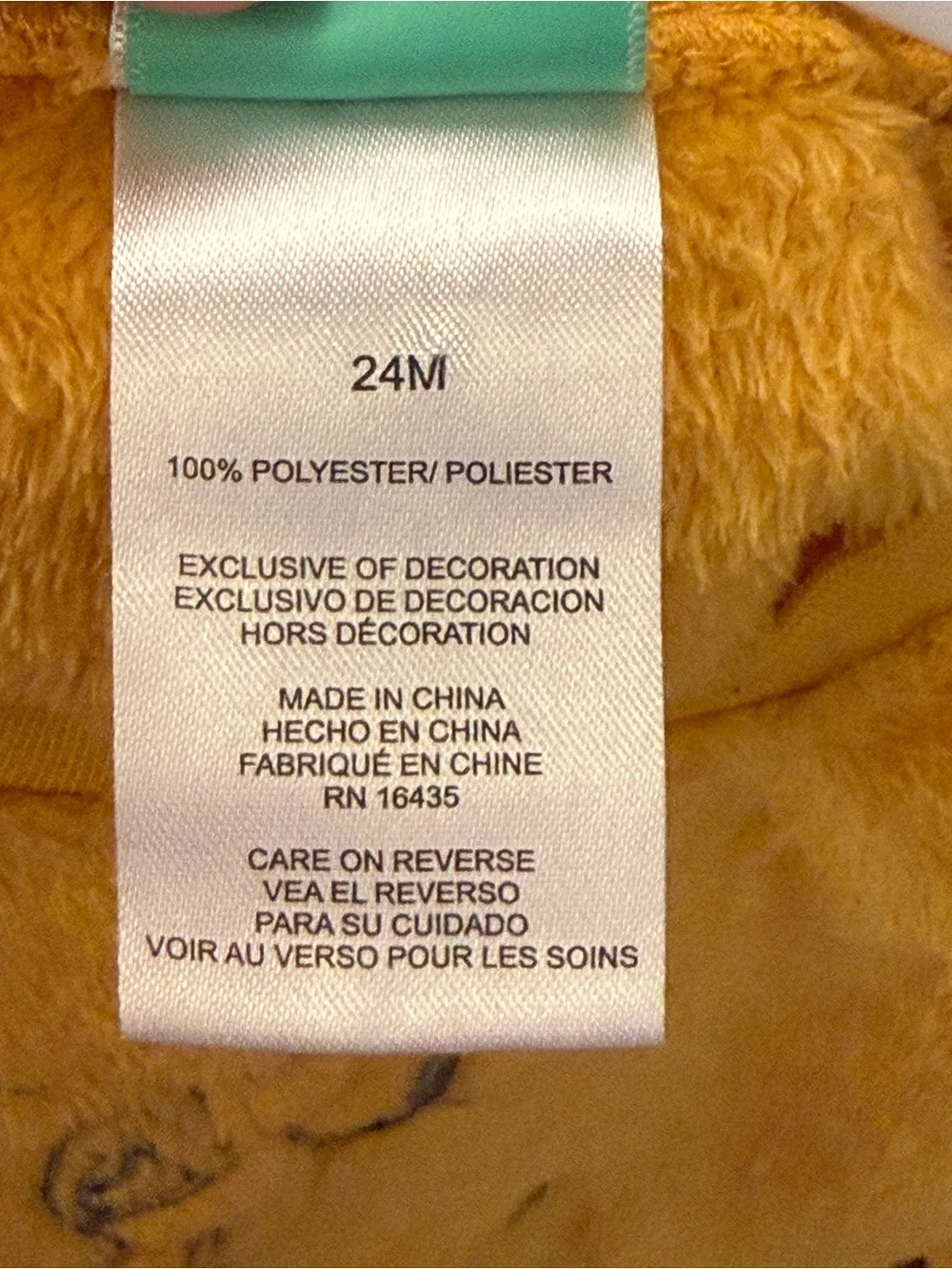 Disney Baby Lion King Simba Fuzzy Sweatshirt & Pants Set - size 24 months